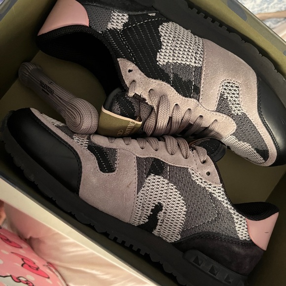 Valentino Garavani Urban Camo Sneakers. WILL SHIP OUT ASAP! - Picture 3 of 5